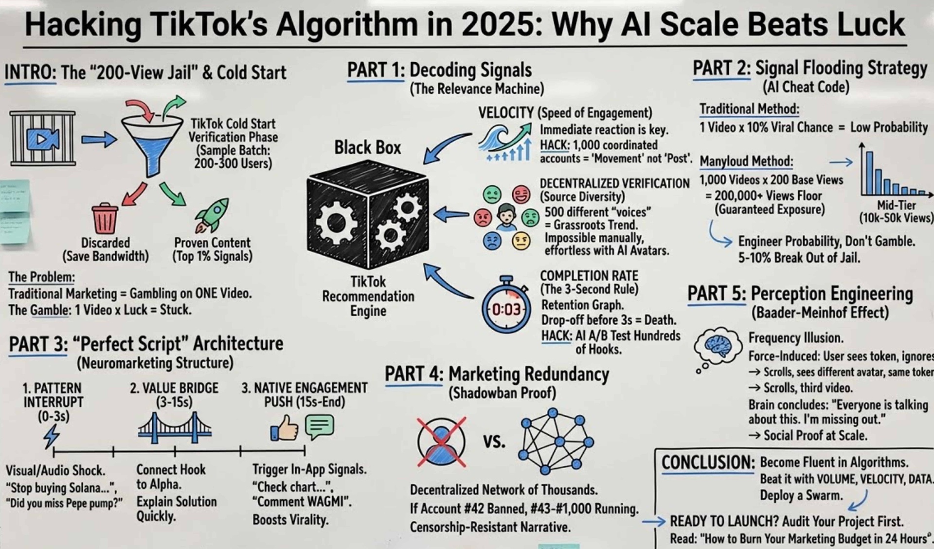 Hacking TikTok's Algorithm in 2025: Why AI Scale Beats Luck